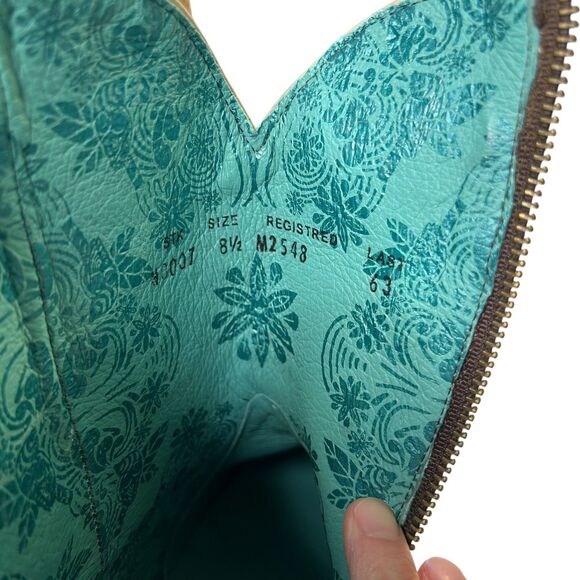 NEW Corral Embroidered Western Heeled Boot Camel Pointed Toe 8.5M MINOR FLAWS - Picture 8 of 14